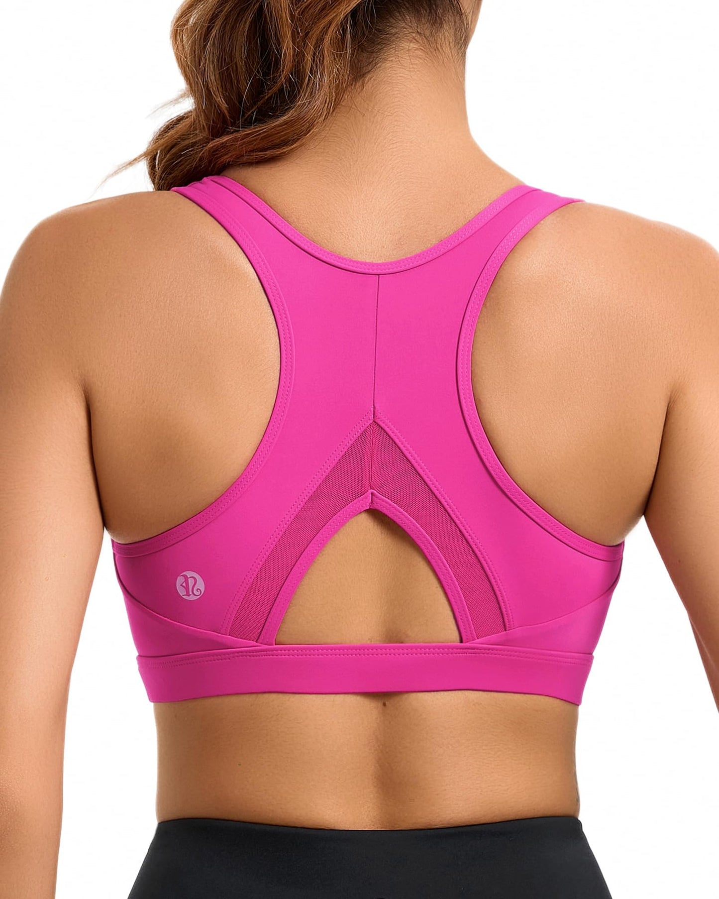 RUNNING GIRL® High-Impact Racerback Sports Bra | Molded Cup High Support Bra for Women
