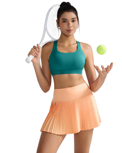 RUNNING GIRL® Women High Impact Sports Bra Crisscross Back Removable Cups