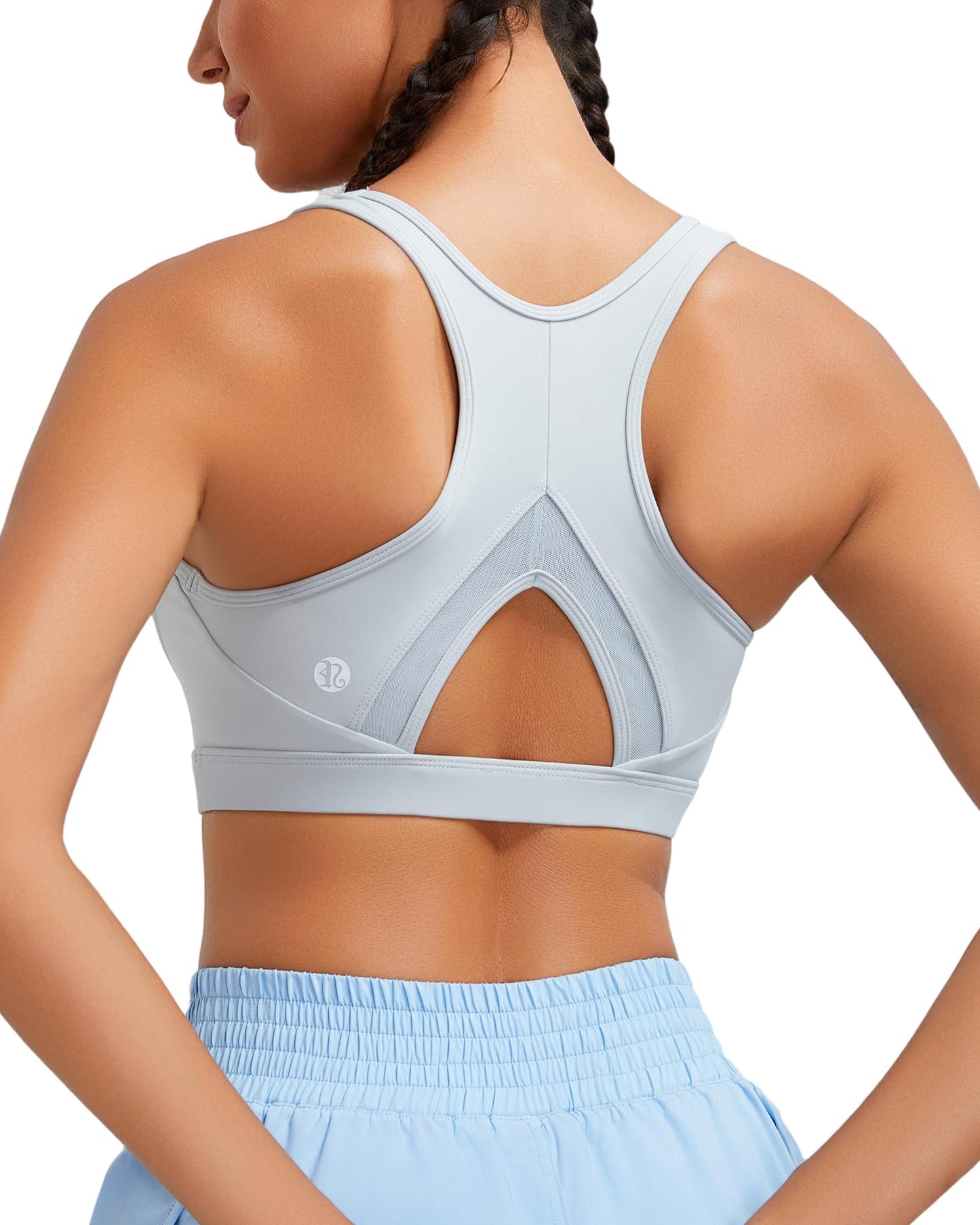 RUNNING GIRL® High-Impact Racerback Sports Bra | Molded Cup High Support Bra for Women