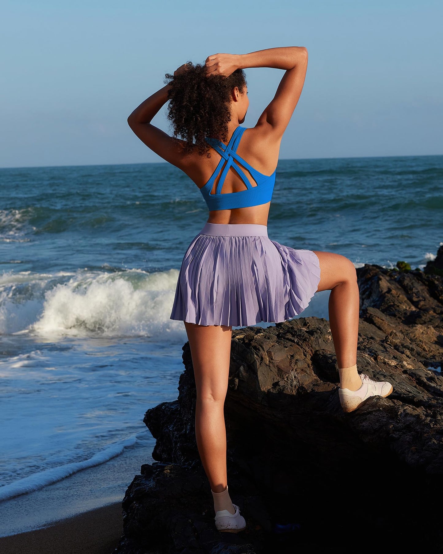 RUNNING GIRL® Strappy Criss-Cross Padded Yoga Bra