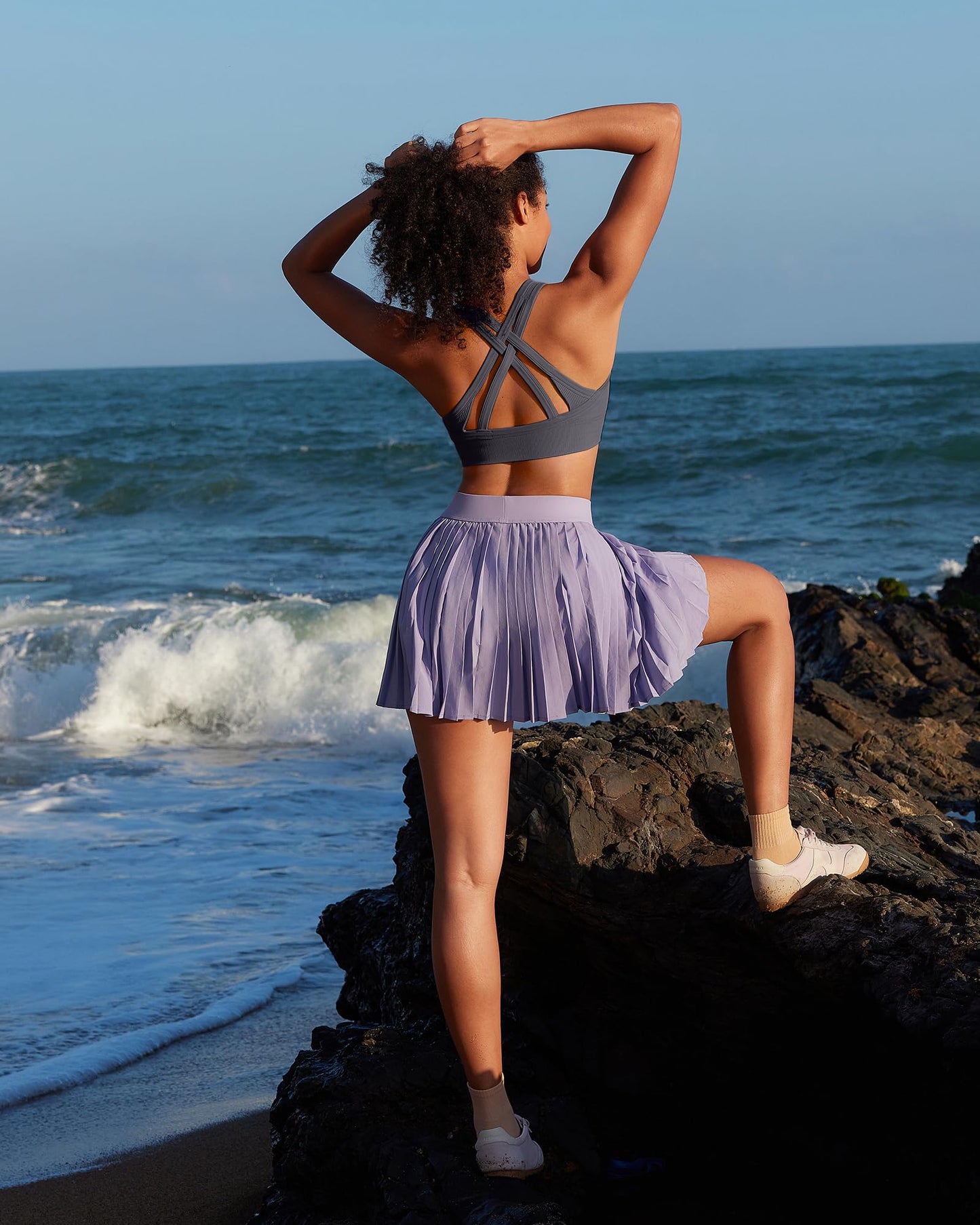 RUNNING GIRL® Strappy Criss-Cross Padded Yoga Bra
