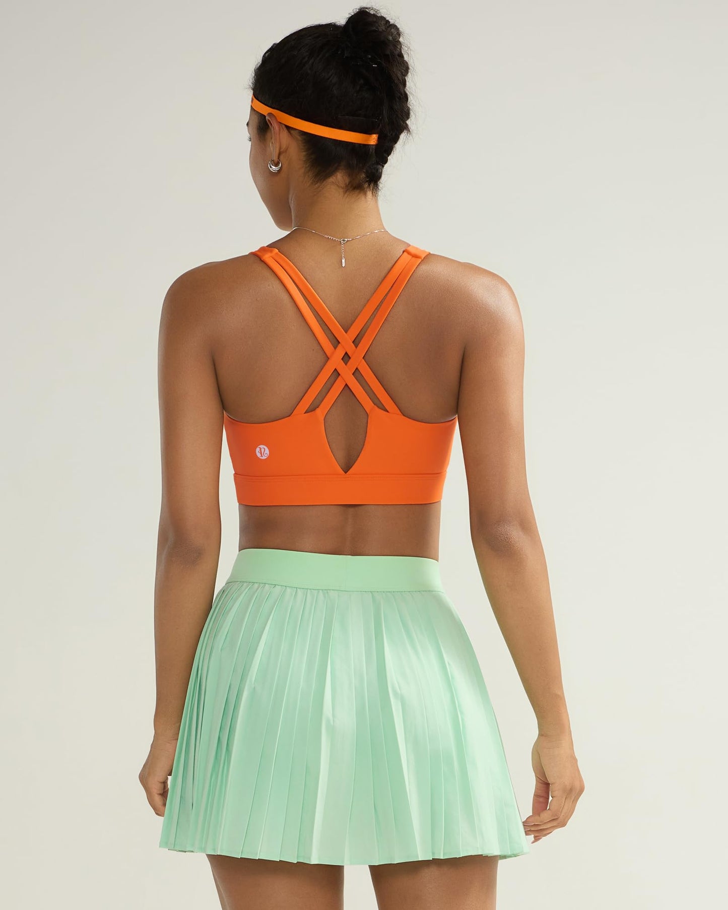 RUNNING GIRL® Medium-High Support Crisscross Back 2-1 Versatile Sports Bra