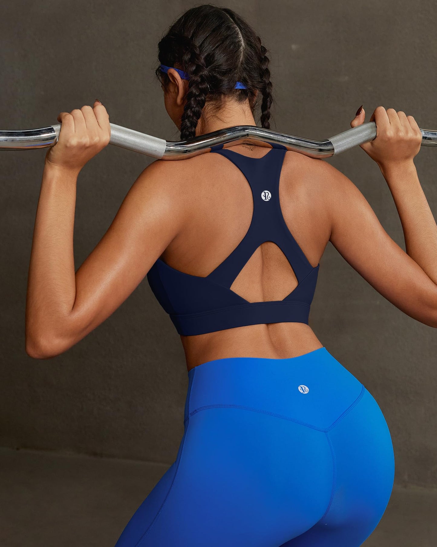 RUNNING GIRL® High Support Molded Cup Sports Bra with Sewn-in Pads