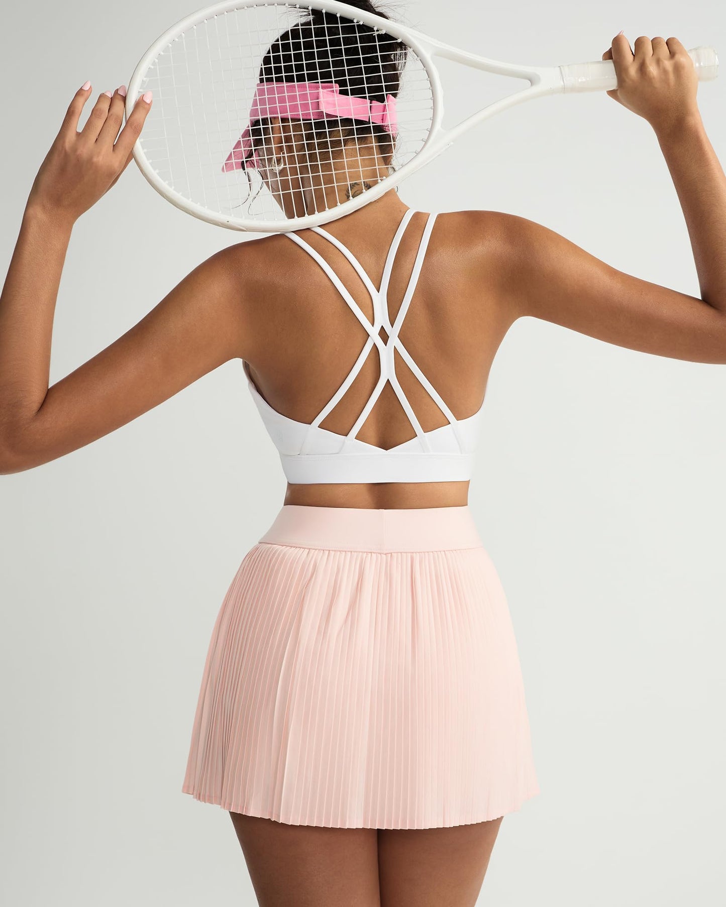 RUNNING GIRL® Strappy Criss-Cross Yoga Bra | Removable Cups & Medium Support Sculpting Bra