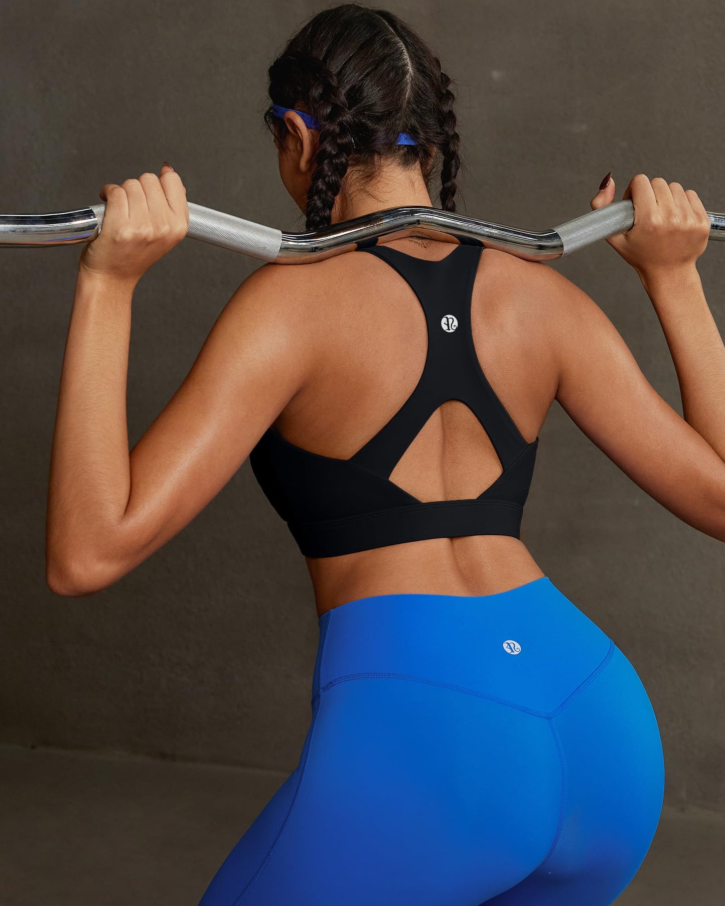 RUNNING GIRL® High Support Molded Cup Sports Bra with Sewn-in Pads