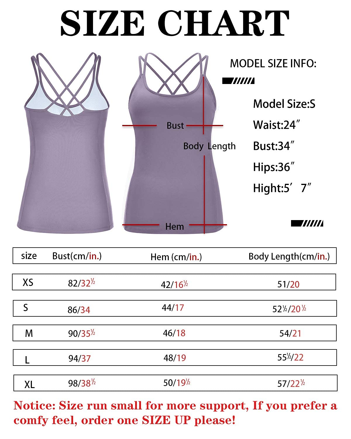 RUNNING GIRL® Essence Yoga Tank Top | Built-in Shelf Bra with Removable Cups & Buttery-Soft Sculpting Tank