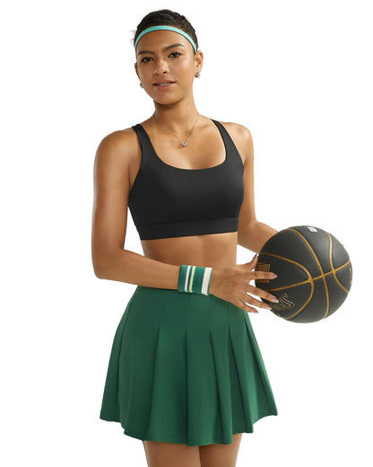 RUNNING GIRL® High-Impact Racerback Tank Sports Bra | Adjustable Straps & Fixed Cups
