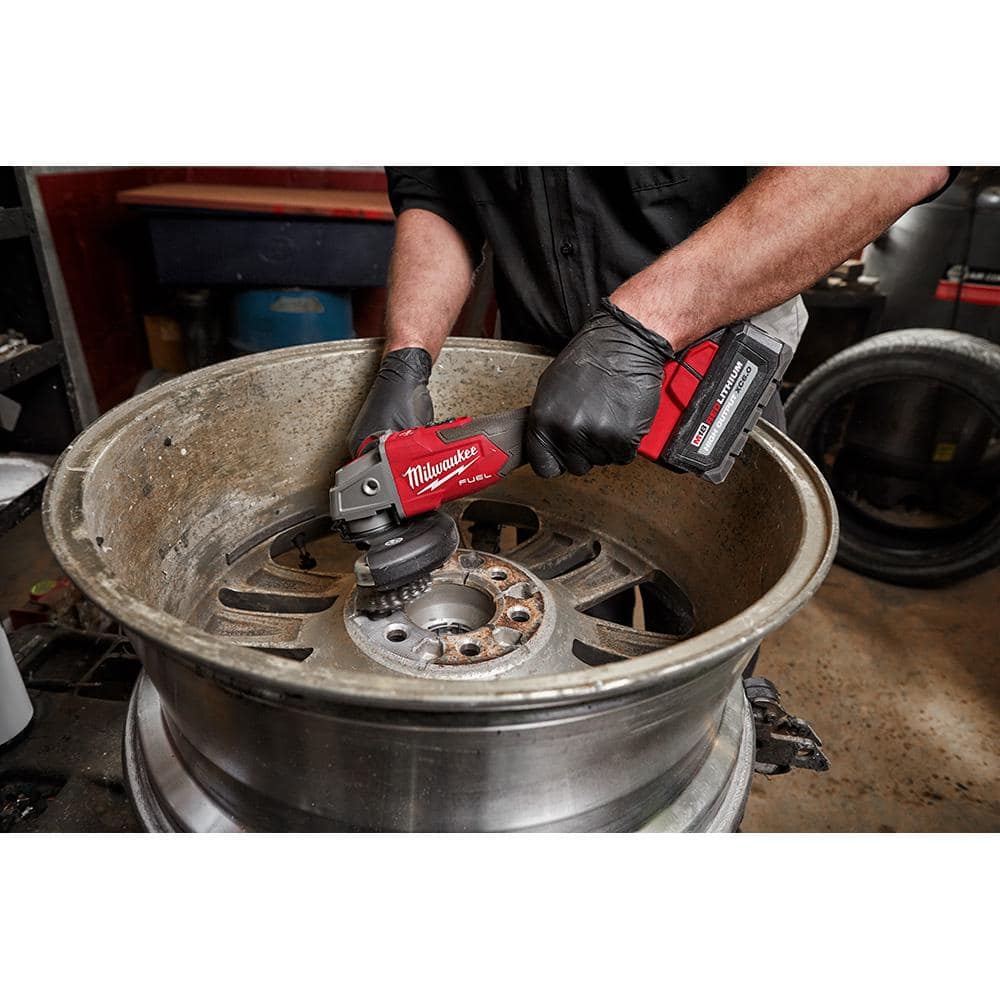 M18 FUEL 18V Lithium-Ion Brushless Cordless 4-1/2 in./5 in. Grinder with Variable Speed & Slide Switch (Tool-Only)