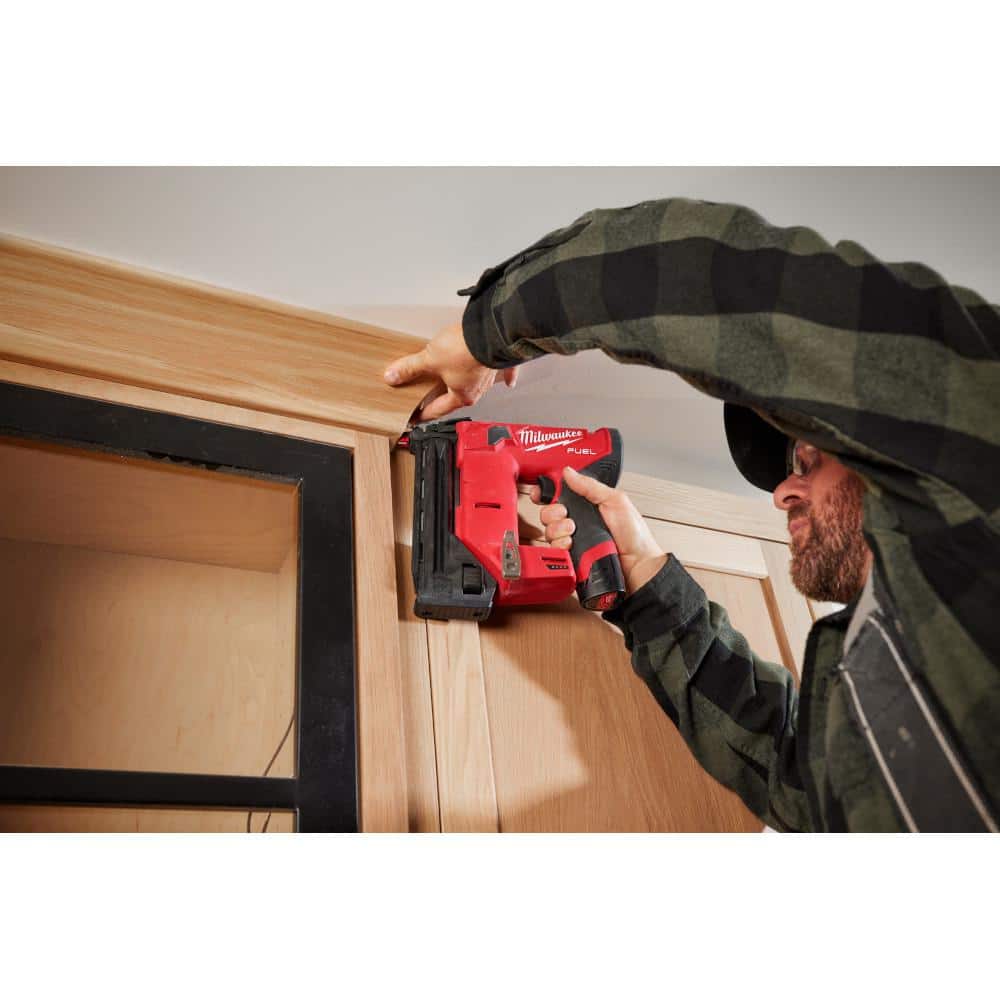 M12 FUEL 12-Volt Lithium-Ion Brushless Cordless 18-Gauge 1-1/2 in. Compact Brad Nailer (Tool Only)