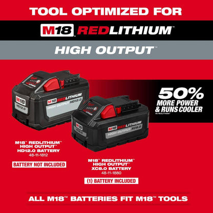 M18 FUEL 10 in. 18V Lithium-Ion Brushless Cordless Pole Saw Kit w/Hedger Attachment and 8.0Ah Battery (2-Tool)