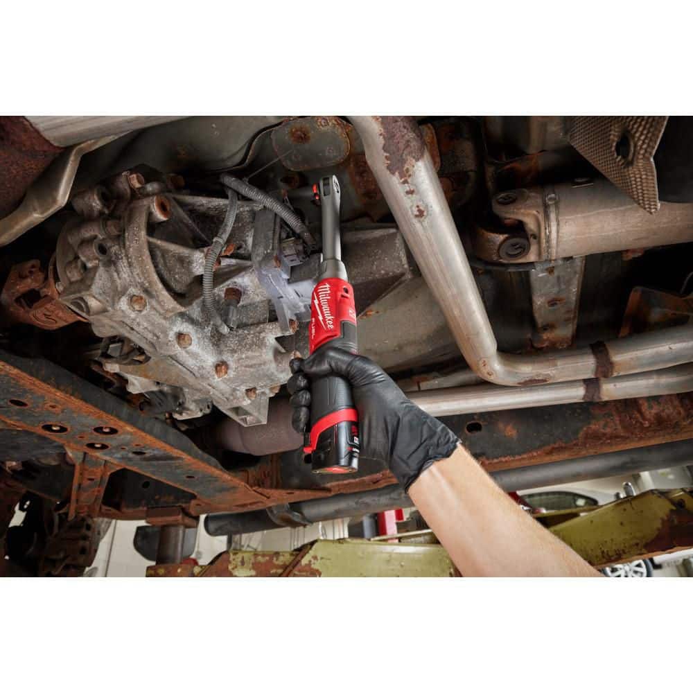 M12 FUEL 12V Lithium-Ion Brushless Cordless 3/8 in. Extended Reach High Speed Ratchet Kit