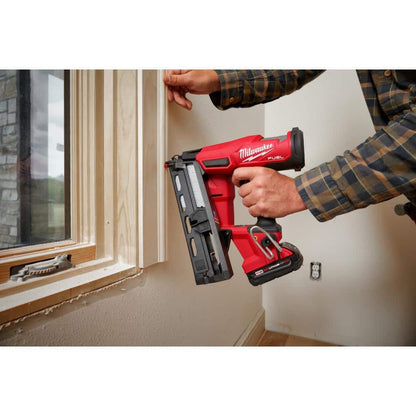 M18 FUEL 18-Volt Lithium-Ion Brushless Cordless Gen II 16-Gauge Angled Finish Nailer (Tool-Only)