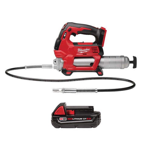 M18 18-Volt Lithium-Ion Cordless Grease Gun 2-Speed with (1) 2Ah Battery