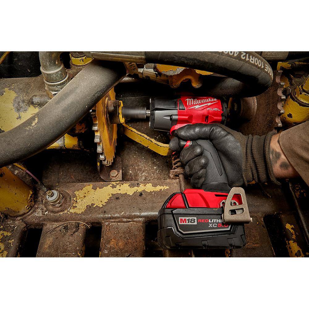 M18 FUEL GEN-2 18V Lithium-Ion Mid Torque Brushless Cordless 3/8 in. Impact Wrench with Friction Ring (Tool-Only)