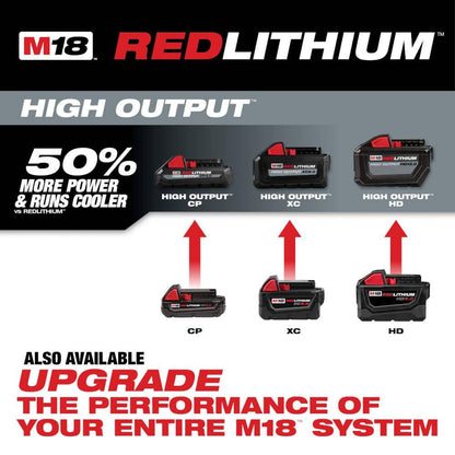 M18 18-Volt Lithium-Ion Cordless Inflator with Two 5.0ah and Charger