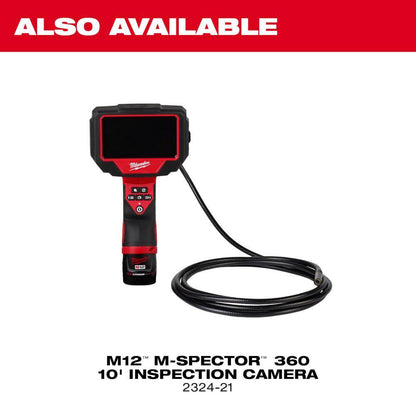 M12 12V Lithium-Ion Cordless M-SPECTOR 360-Degree 4 ft. Inspection Camera Kit