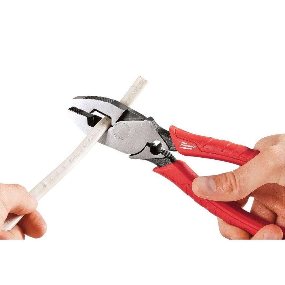 9 in. High Leverage Lineman's Pliers with Crimper