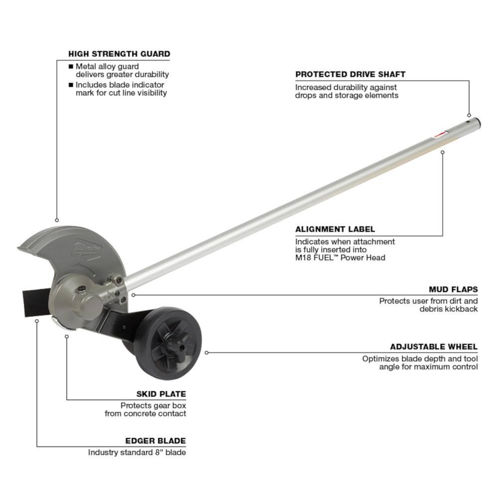 M18 FUEL 18V Lithium-Ion QUIK-LOK String Trimmer/Blower Combo Kit with Edger, Hedge Trimmer and Pole Saw (5-Tool)