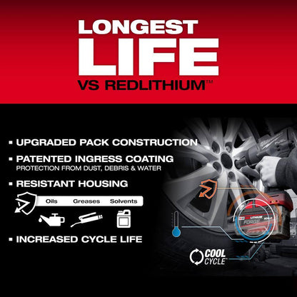 M18 18V Lithium-Ion REDLITHIUM FORGE XC 8.0 Ah Battery Pack