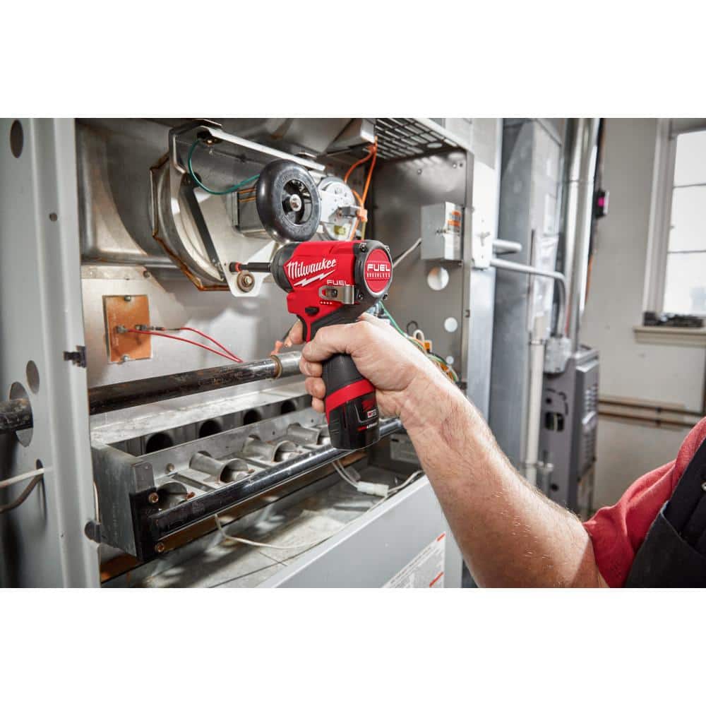 M12 FUEL 12-Volt Li-Ion Brushless Cordless Hammer Drill and Impact Driver Combo Kit (2-Tool) with M12 Soldering Iron