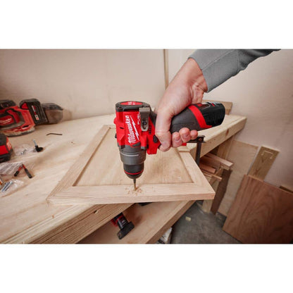 M12 FUEL 12-Volt Lithium-Ion Brushless Cordless Hammer Drill and Impact Driver Combo Kit (2-Tool) with Impact Wrench