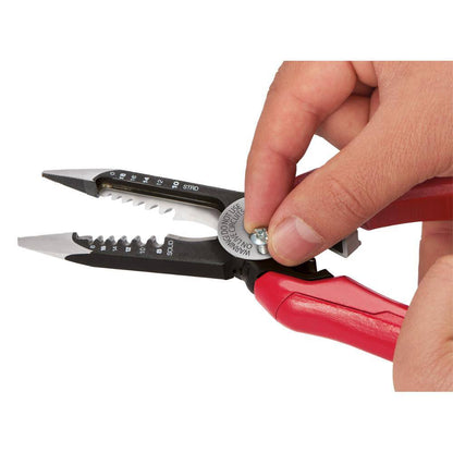 7.75 in. Combination Electricians 6-in-1 Wire Stripper/Cutter Pliers