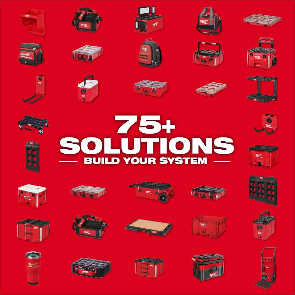 PACKOUT 5-Compartment Low-Profile Compact Small Parts Organizer