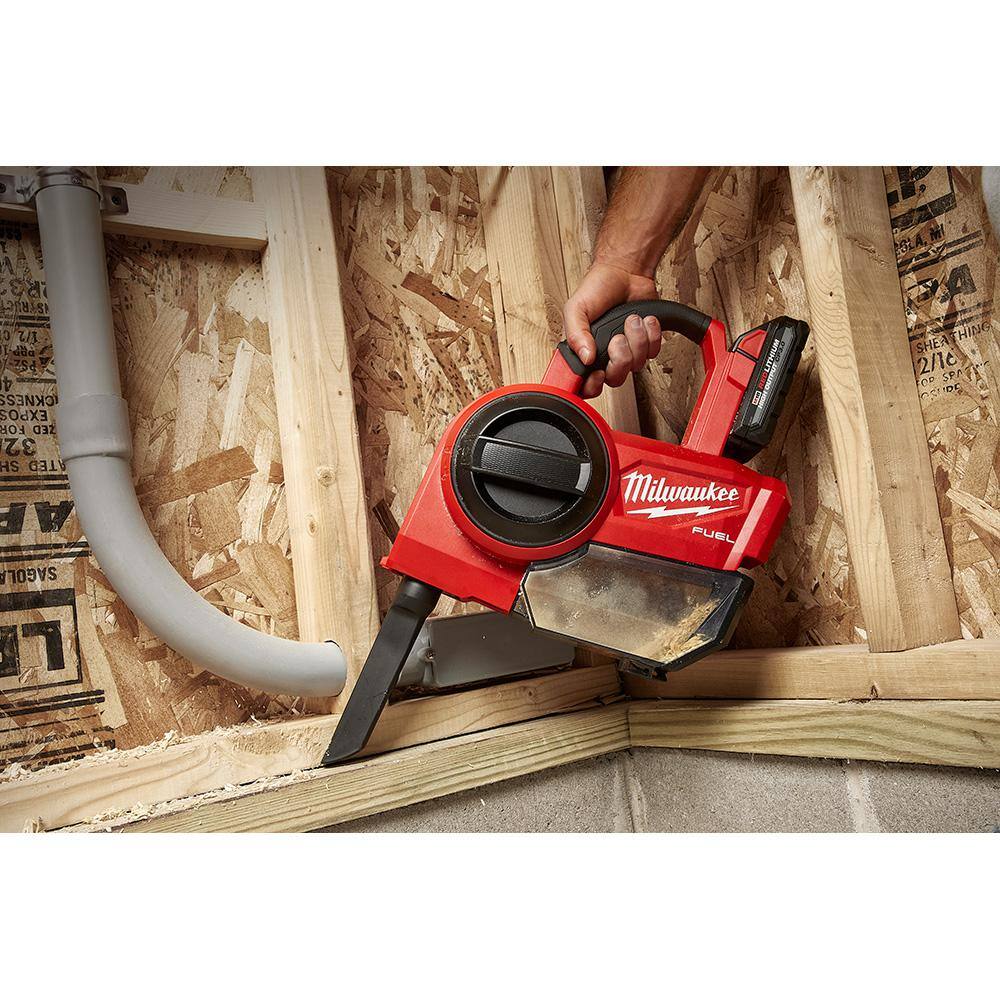 M18 FUEL 18-Volt Lithium-Ion Brushless 0.25 Gal. Cordless Jobsite Wet/Dry Vacuum (Vacuum-Only)